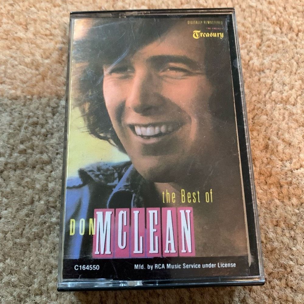 The Best of Don McLean 1987 Cassette Tape
